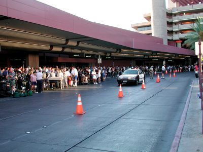 lines in las vegas after 9-11