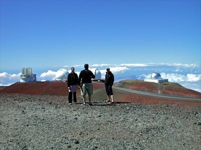 on the top of the world, big island, tim lisa and corey