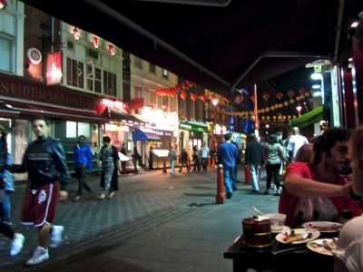 street scene chinatown