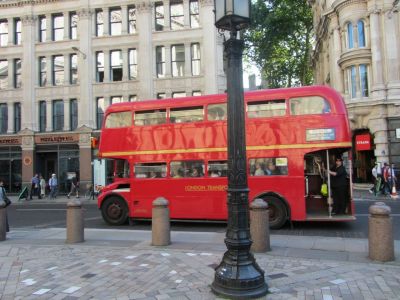 London older style bus