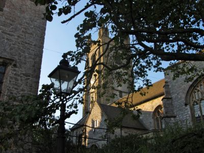 St Andrews through the trees