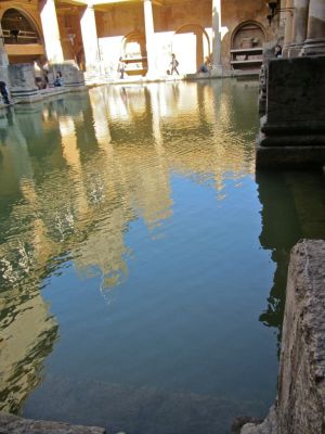 bath water reflecting