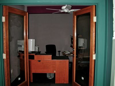 my office after completion, on the first floor