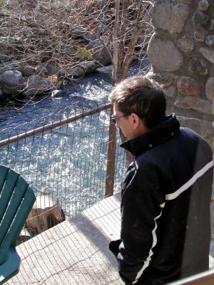 My first visit to Sedona, AZ staying at a small B&B in trailers in oak creek canyon, on the creek.  I was a bit dazed.