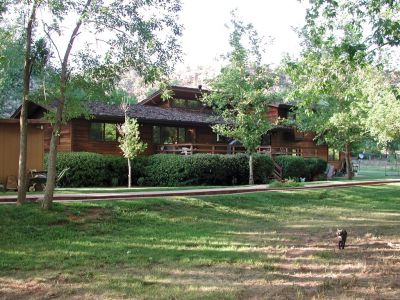 back side of the house on chavez ranch rd in sedona