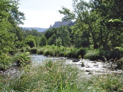 oak creek behind the new property