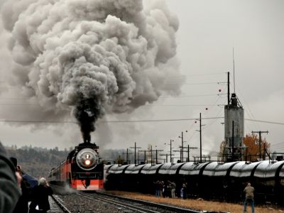 steam trip across montana we went on, the SP4449 that comes from portland