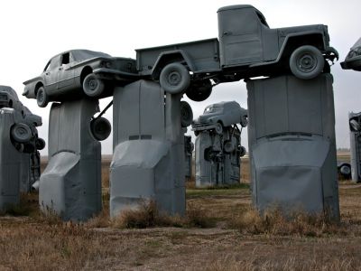 car hendge in nebraska