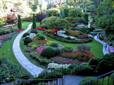 Buchart Gardens in Victoria, BC Canada.  This was an old rock quarry