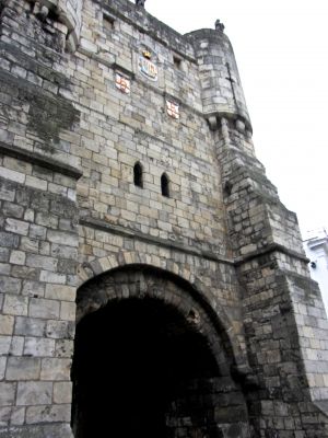 The York old town wall gate